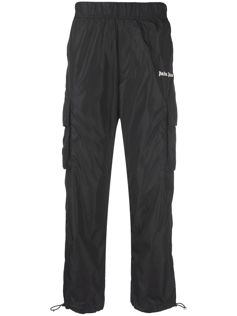 Palm Angels Cargo Track Pants Black/White