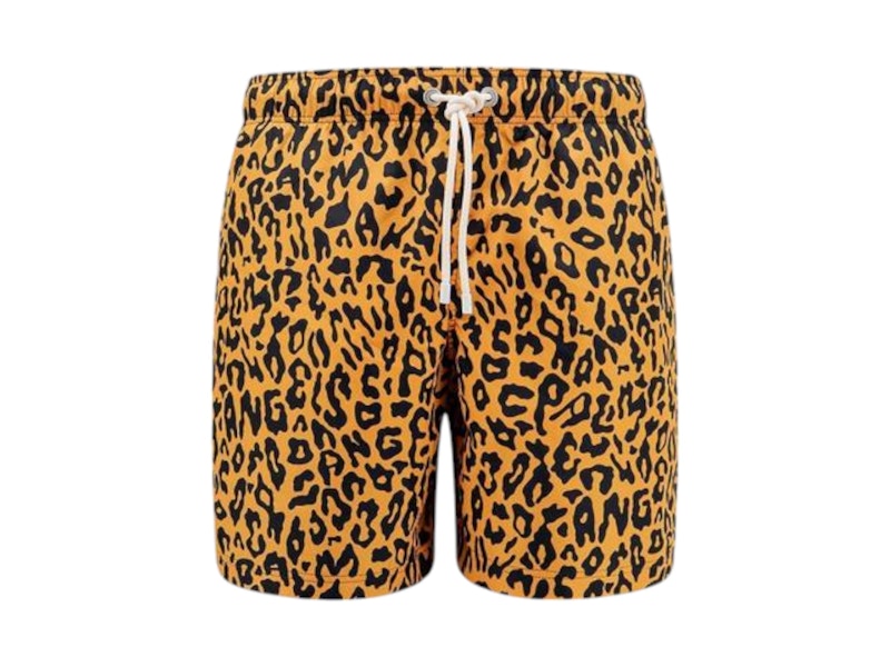 Palm Angels Cheetah Swim Short Orange