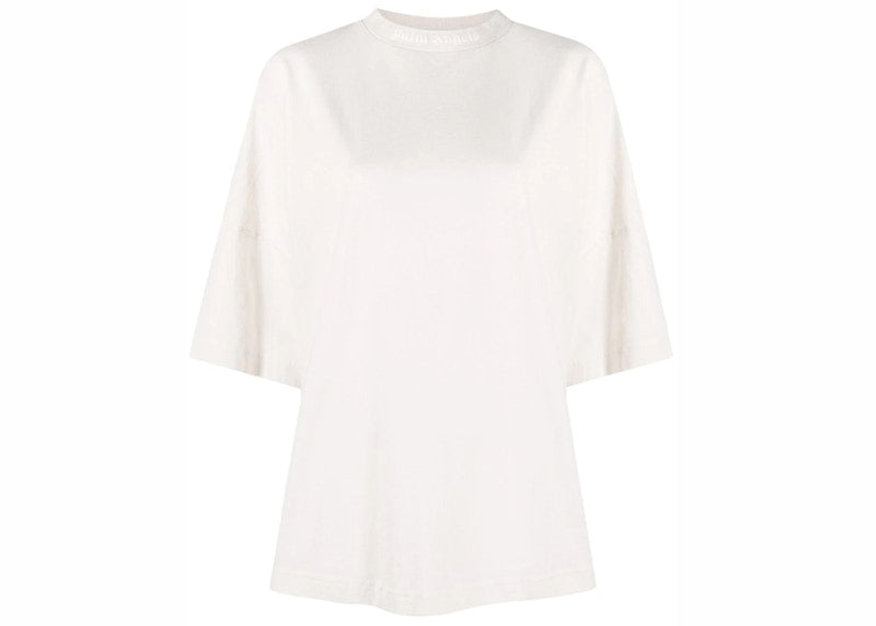 Palm Angels Classic Logo Loose S/S T-shirt Butter/White