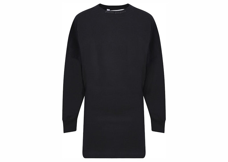 Palm Angels Classic Logo Over Tee Dress Black/White