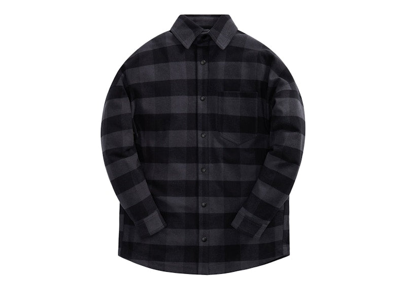 Palm Angels Classic Logo Overshirt Black/Grey/White