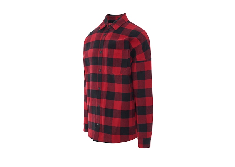 Palm Angels Classic Logo Overshirt Red/White