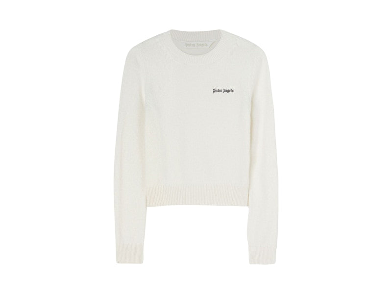 Palm Angels Classic Logo Sweater White