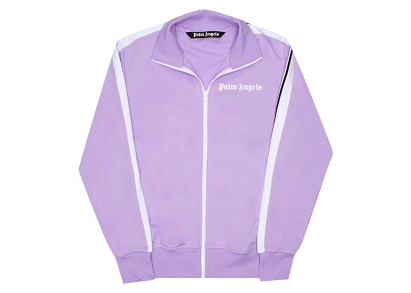 Palm Angels Classic Track Jacket Lilac/White