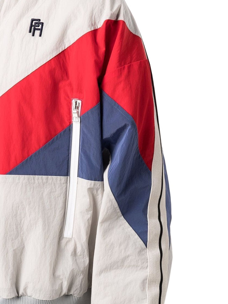 Palm Angels Colorblock Track Jacket Grey/Black/Red/Blue