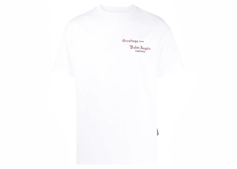 Palm Angels Coral T-shirt White/Red