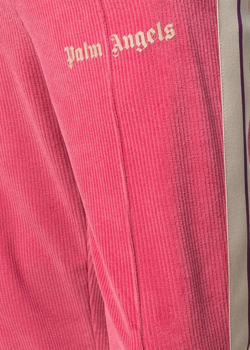 Palm Angels Corduroy Track Pants Pink Beige
