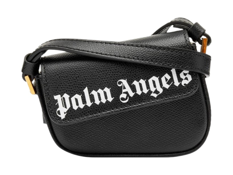 Palm Angels Crash Mini Bag Black White