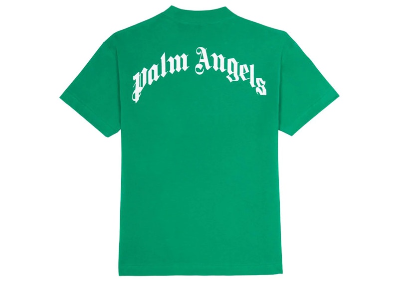 Palm Angels Crocodile Print T-shirt Forest Green