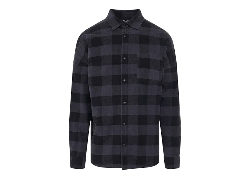 Palm Angels Curved Logo Shirt Black/Grey