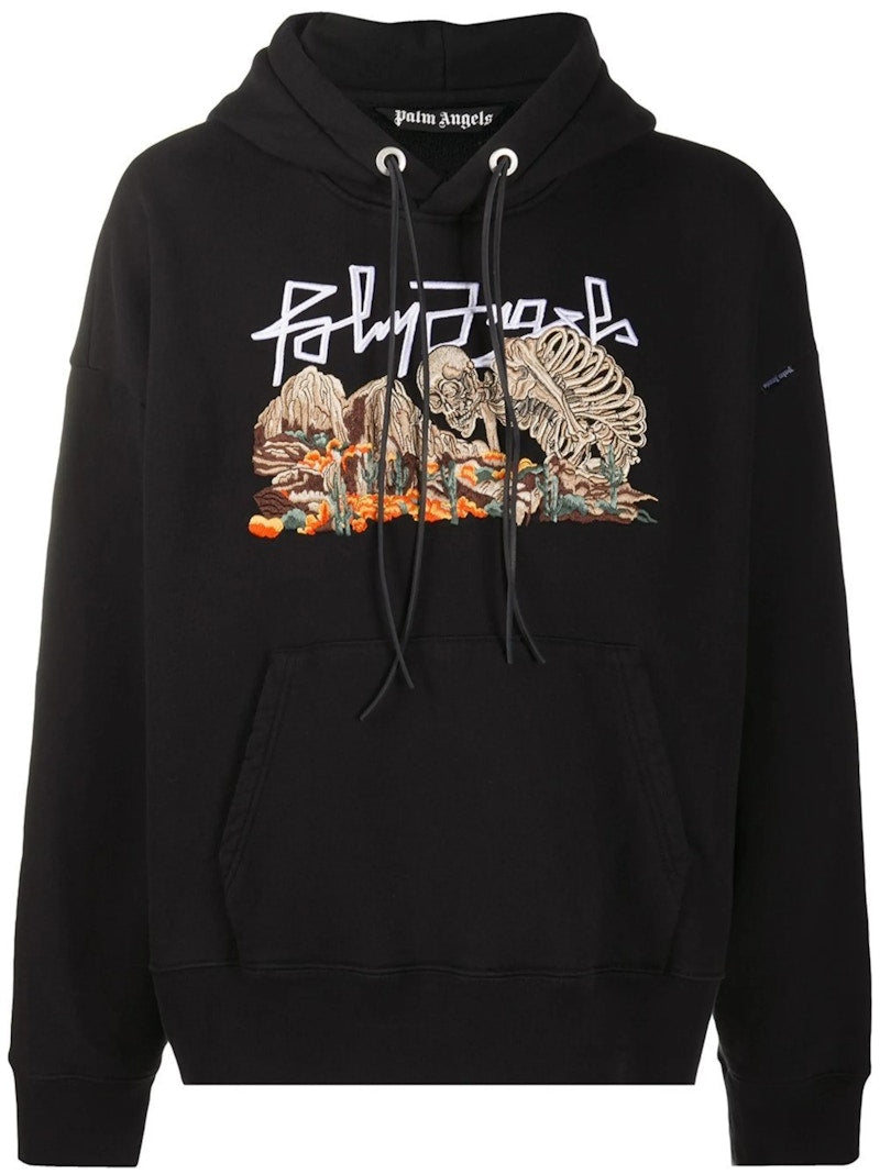 Palm Angels Desert Skull Hoodie Black/Multicolor