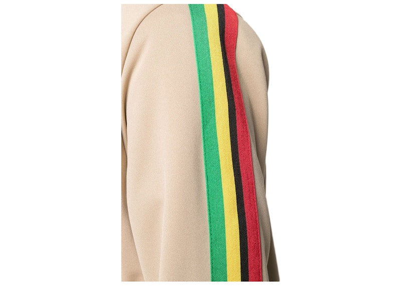 Palm Angels Exodus Classic Track Jacket Nougat/White
