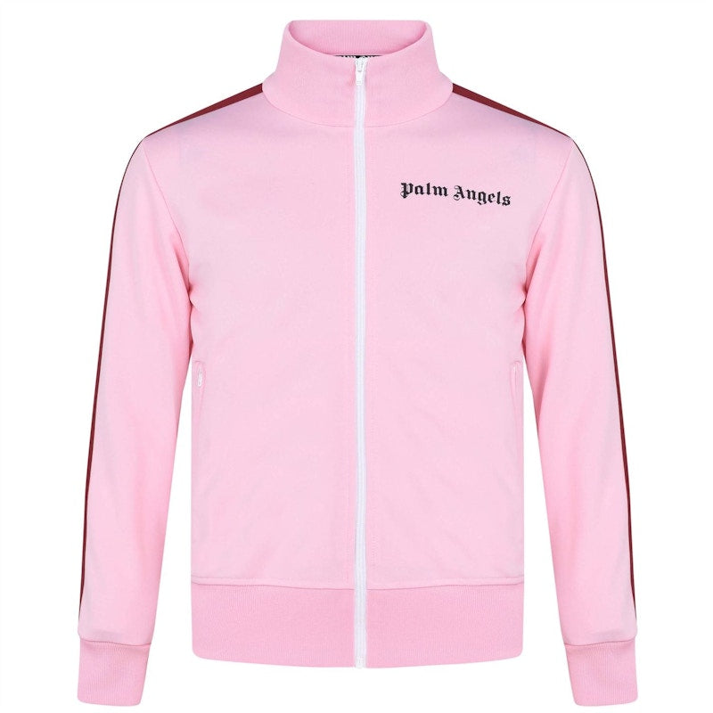 Palm Angels Funnel Zip Track Jacket Pink