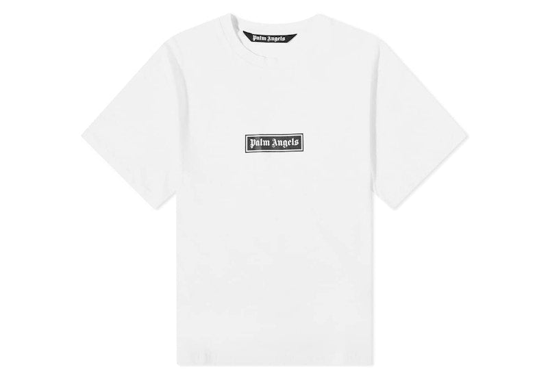 Palm Angels Garment Dyed Box Logo T-shirt White/Black