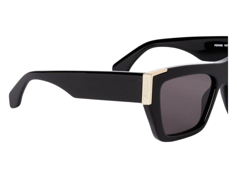 Palm Angels Hollywood Sunglasses Black Dark Grey Hollywood (PERI099F24PLA0011007)