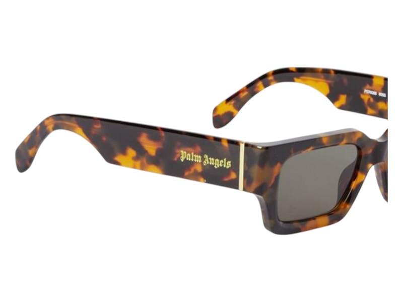 Palm Angels Hyde Sunglasses Havana Green Hyde Havana (PERI086F24PLA0016055)
