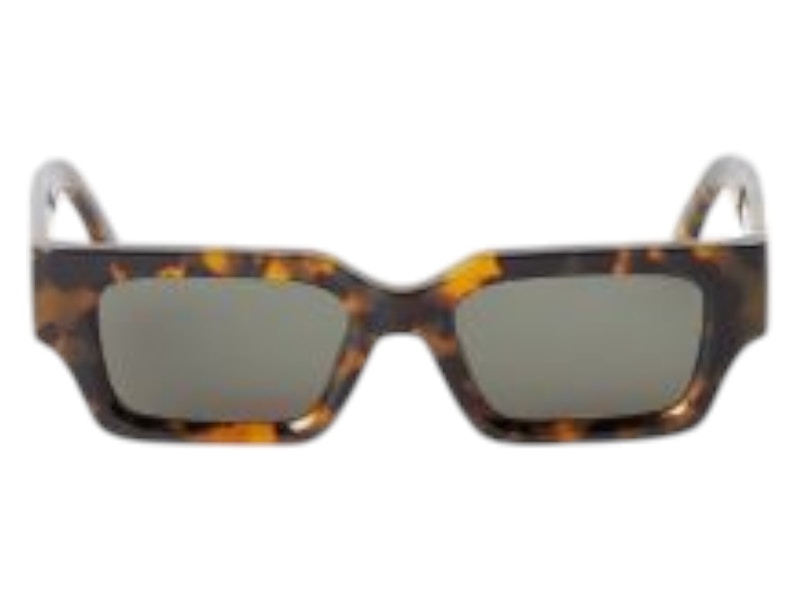 Palm Angels Hyde Sunglasses Havana Green Hyde Havana (PERI086F24PLA0016055)