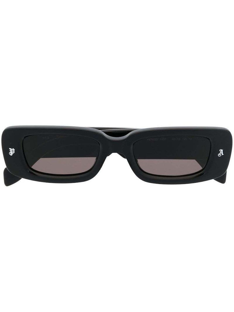 Palm Angels Lala Rectangle-Frame Sunglasses Black