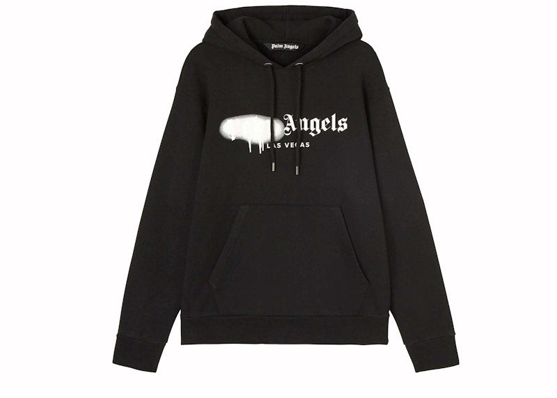 Palm Angels Las Vegas Sprayed Hoodie Black