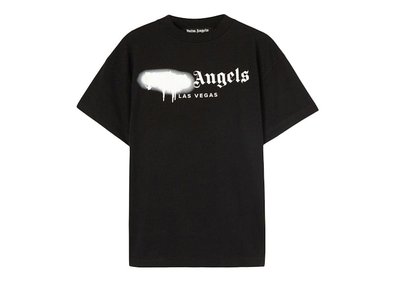 Palm Angels Las Vegas Sprayed T-Shirt Black/White