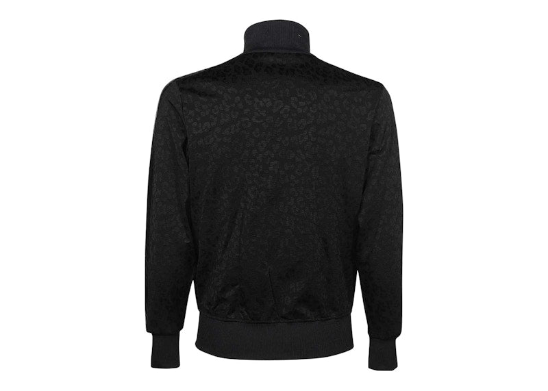 Palm Angels Leopard Track Jacket Black