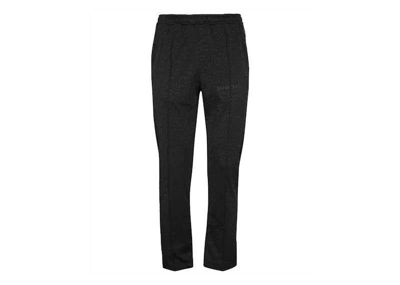 Palm Angels Leopard Track Pants Black
