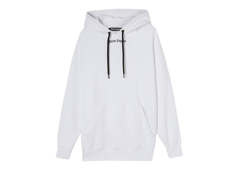 Palm Angels Logo Hoodie White/Black
