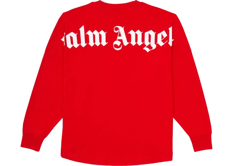Palm Angels Logo L/S Tee Red