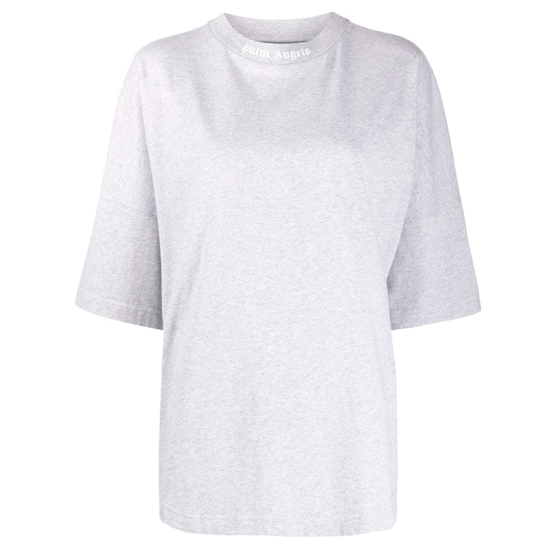 Palm Angels Logo Over Tee Grey