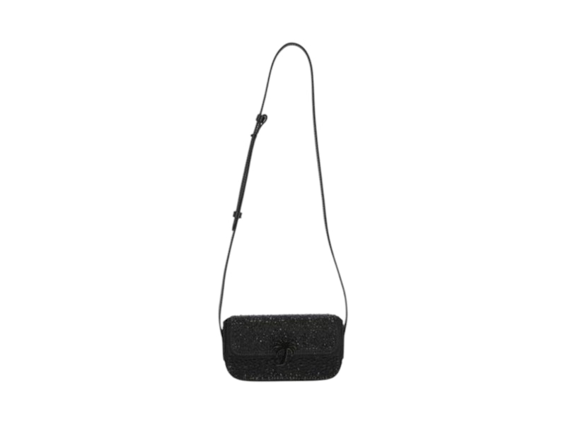 Palm Angels Logo Phone Bag Black