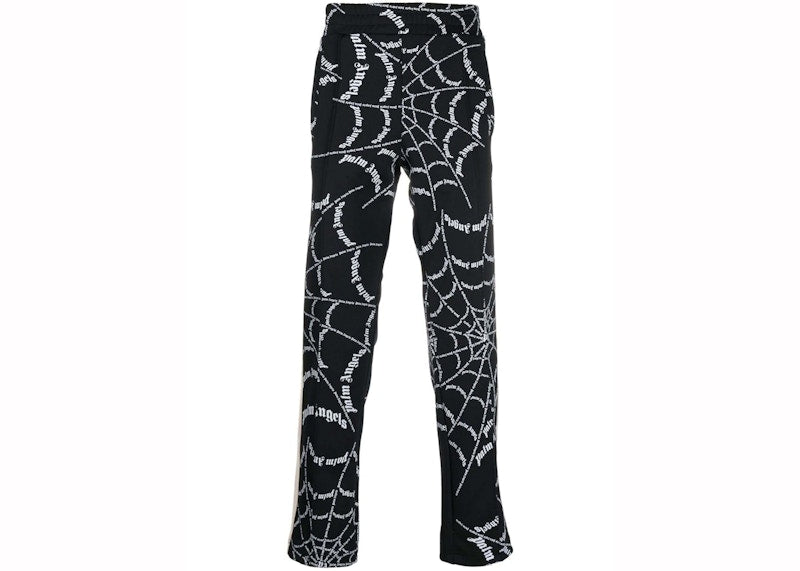 Palm Angels Spider Web Classic Track Pants Black/White