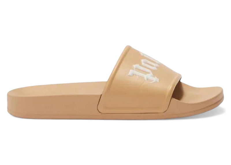 Palm Angels Logo Slide Brown