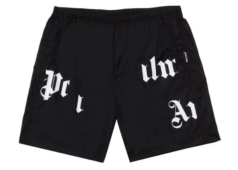Palm Angels Logo Swim Short Black