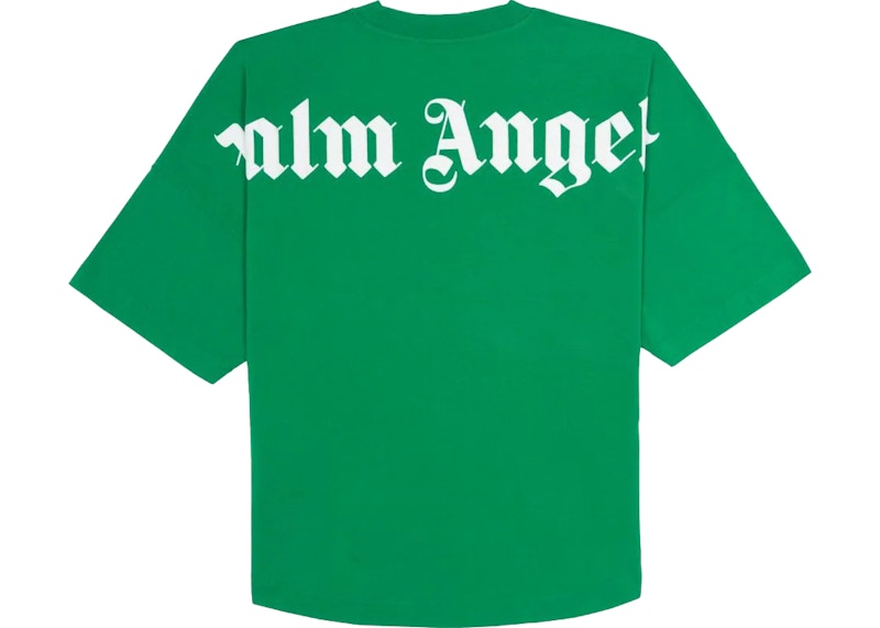 Palm Angels Logo T-shirt Forest Green