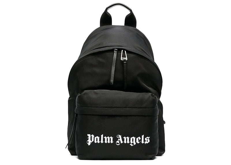 Palm Angels Logo-print Backpack Black