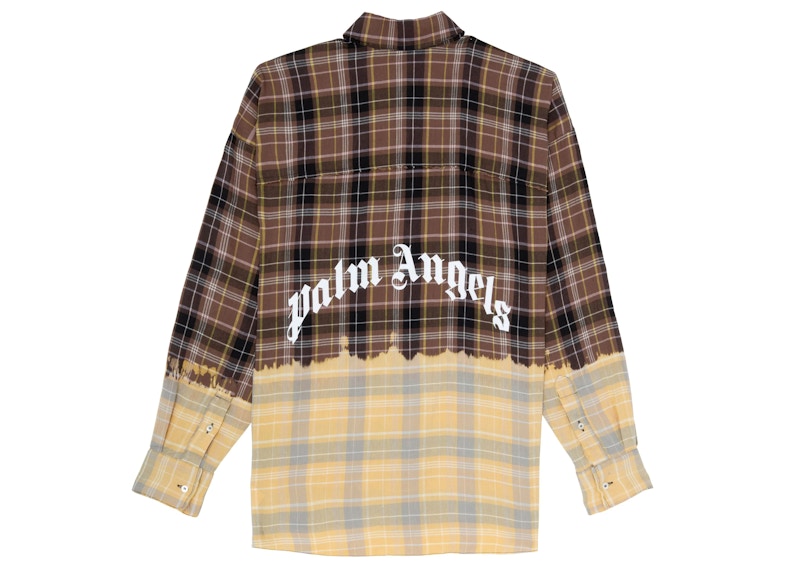 Palm Angels Loose Overshirt Brown