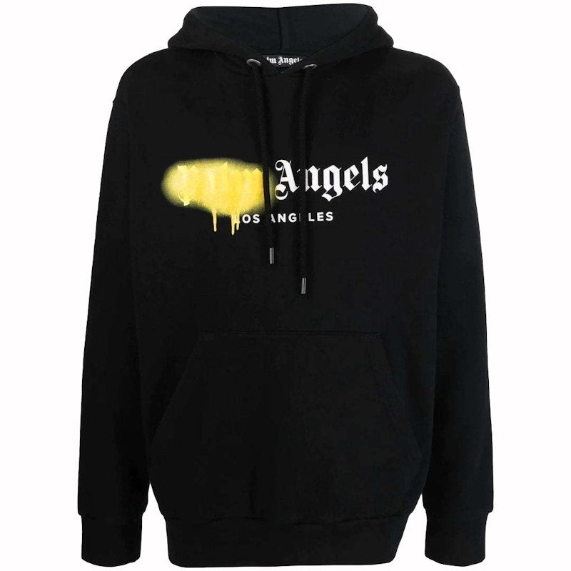 Palm Angels Los Angeles Sprayed Hoodie Black