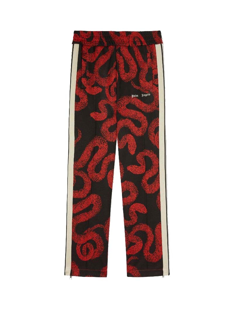 Palm Angels Lunar New Year Snake Track Pants Red/Black