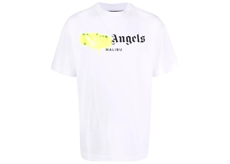 Palm Angels Malibu Sprayed Logo T-shirt White