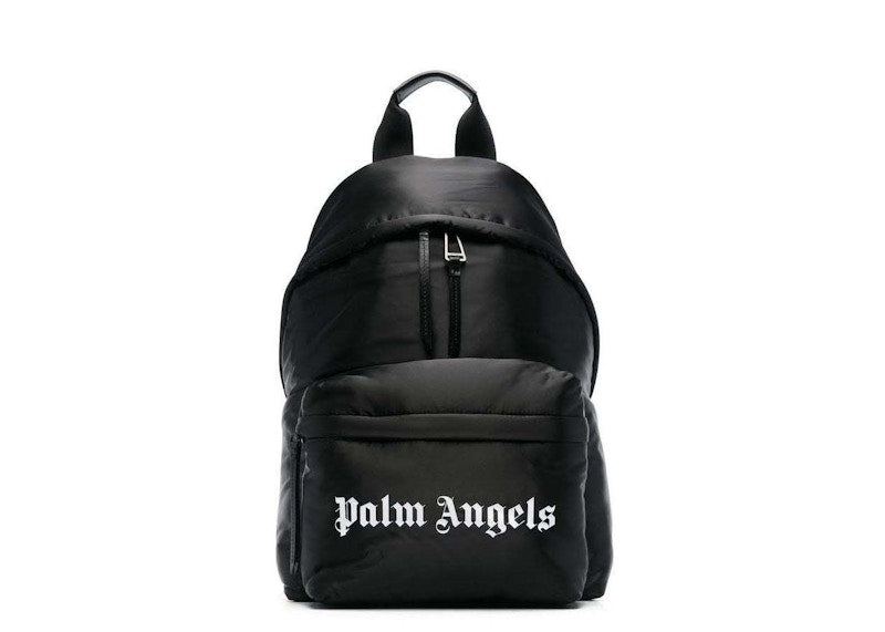 Palm Angels Men Classic Logo Backpack Black/White