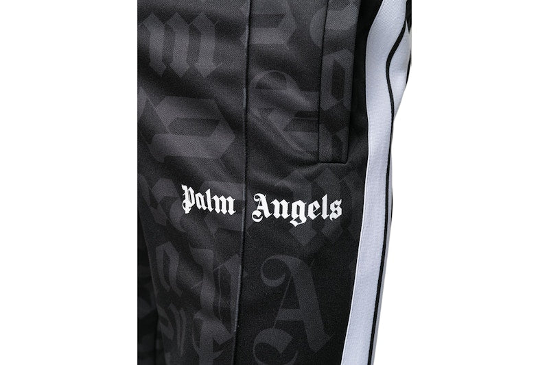 Palm Angels Monogram Track Pants Black/White