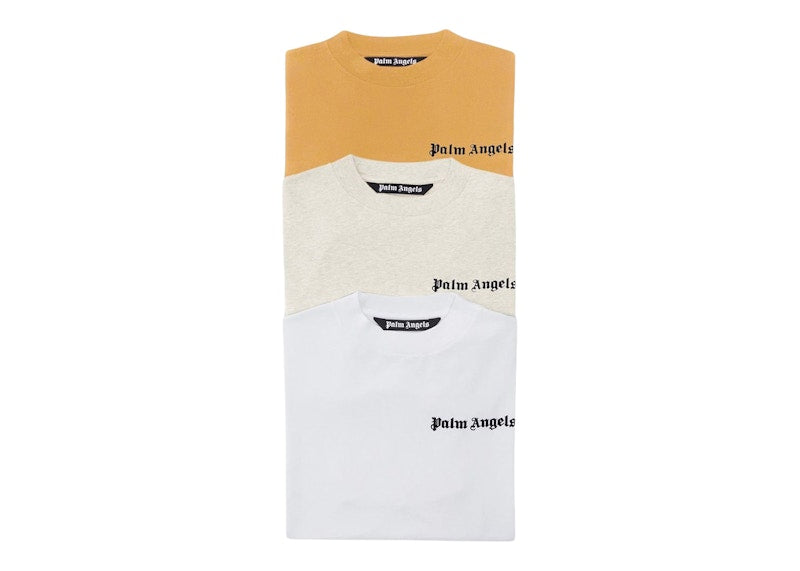 Palm Angels Nude Shades Tripack Classic T-Shirt Multicolor