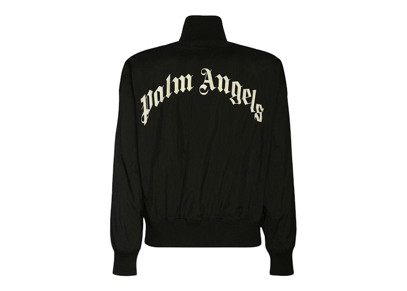Palm Angels Nylon Track Jacket Black/Off-White