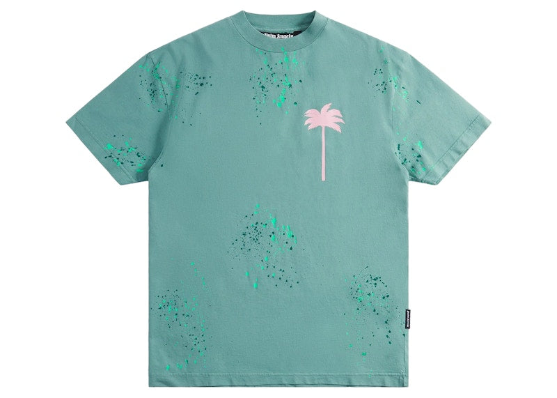 Palm Angels PXP Painted T-shirt Green