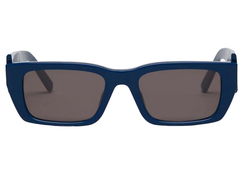 Palm Angels Palm Sunglasses Blue Navy/Dark Grey
