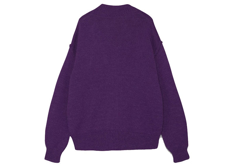 Palm Angels Palm Tree Cardigan Purple