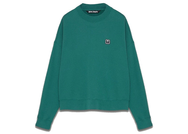 Palm Angels Palm Tree Sweatshirt Forest Green