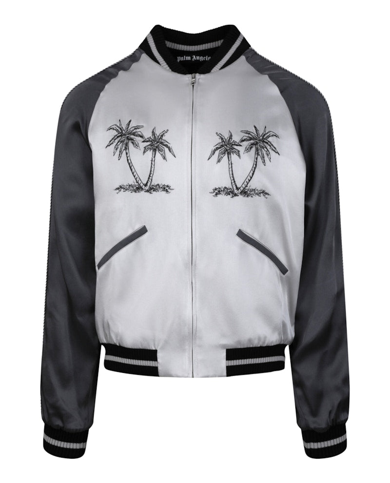 Palm Angels Palms Souvenir Jacket Grey/Anthracite