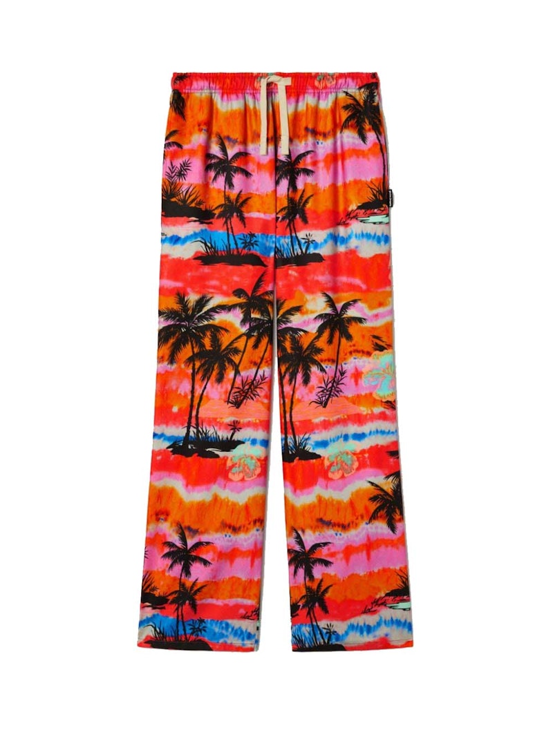 Palm Angels Psychedelic Palms Loose Pants Fuchsia Multicolor