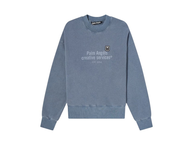 Palm Angels Pxp Pa Creative Services Crewneck Navy/Blue